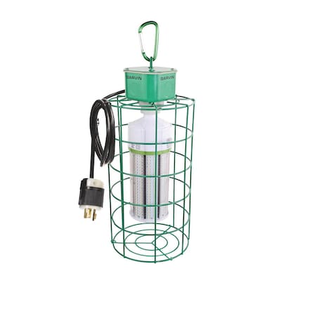 Southwire 60 Watt Corncob LED Job Site Light w/Steel Cage & 6FT Twistlock Cord TL60LEDWTL